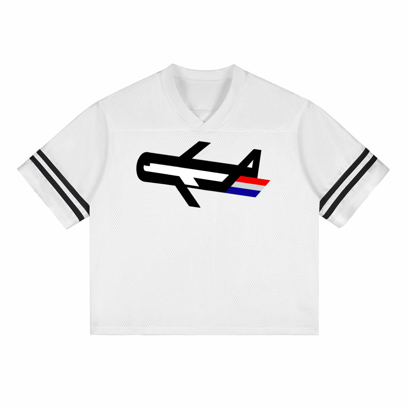 PLANEcloths Logo Taped Mesh Performance T-Shirt
