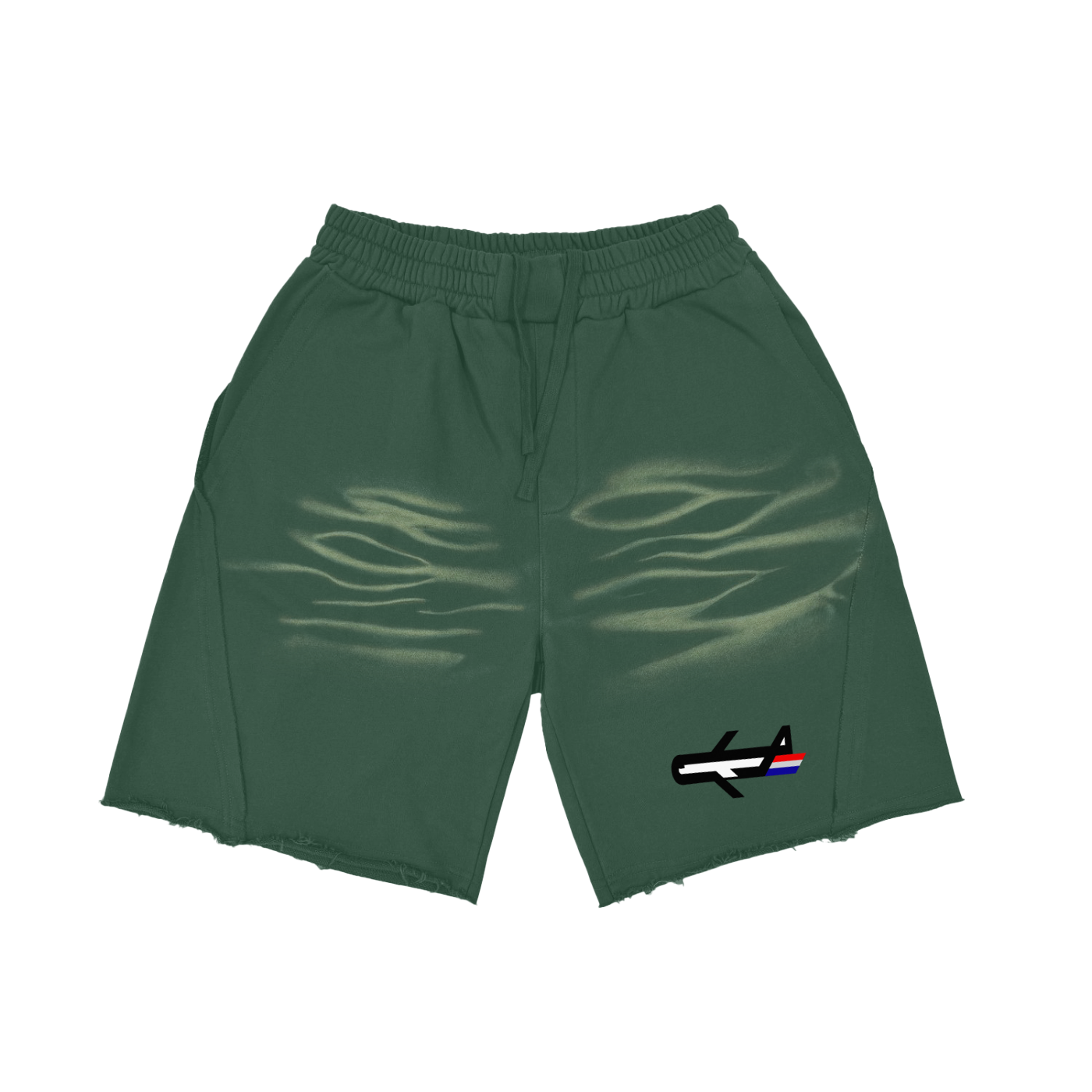PLANEcloths Vintage Washed Up Tiger Shorts