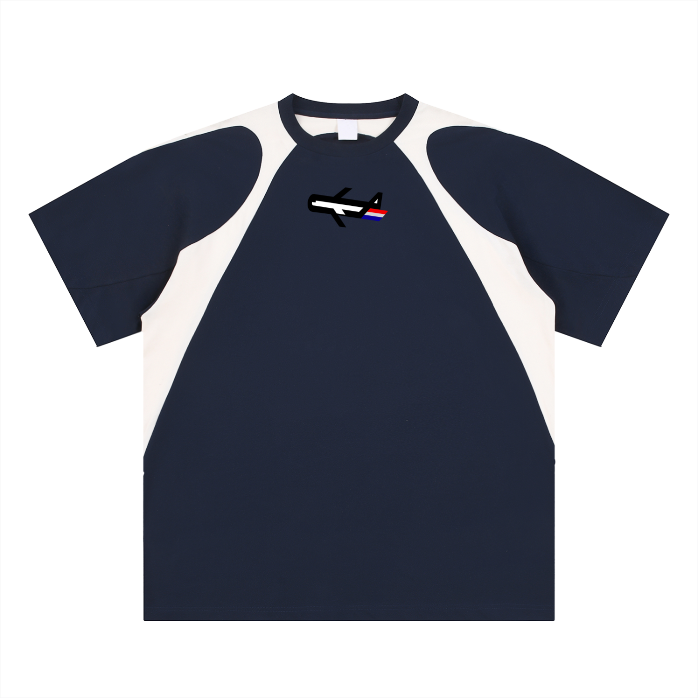 PLANEcloths Compare'n Contrast Panel T-Shirt