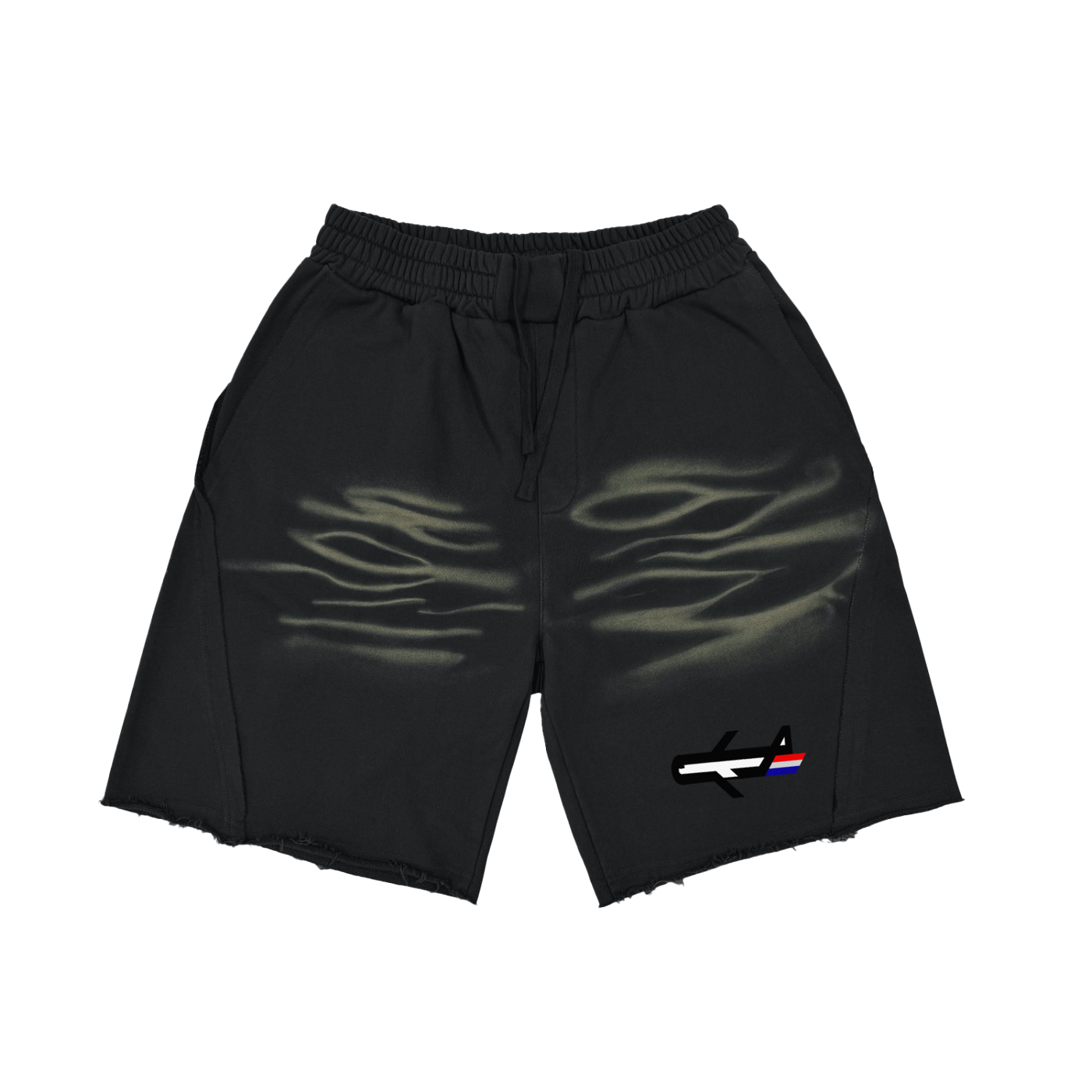 PLANEcloths Vintage Washed Up Tiger Shorts