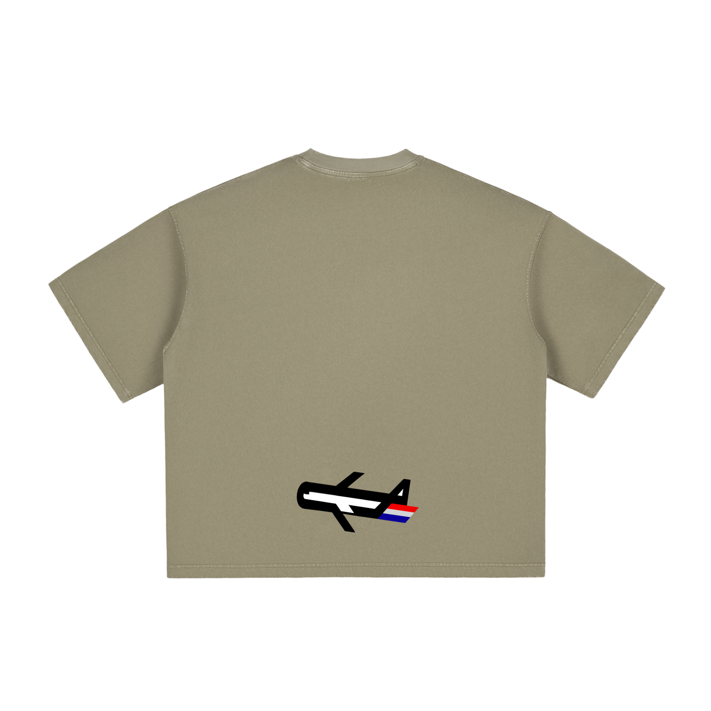 PLANEcloths With CLASSic Vintage Washed Up Boxy T-Shirt