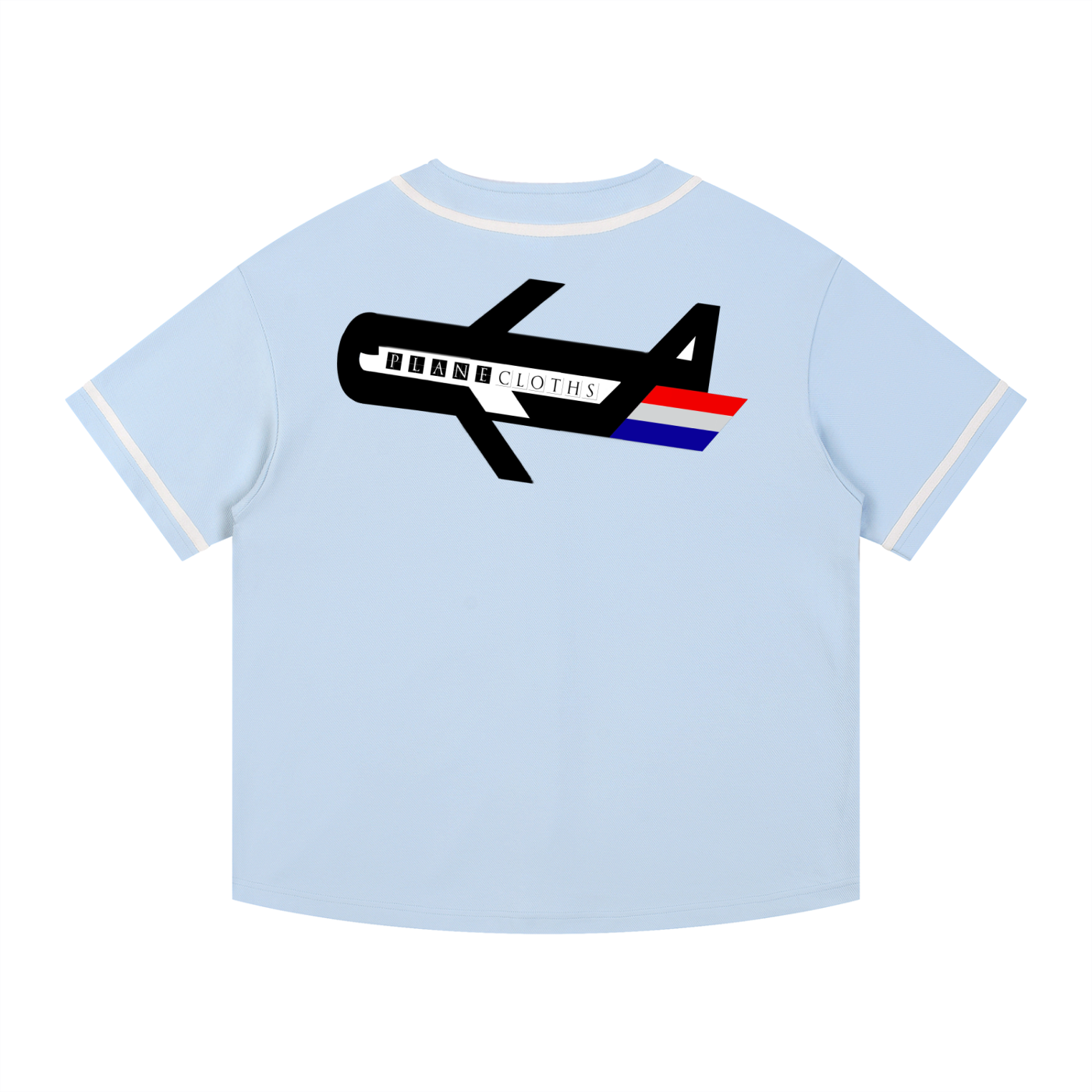 PLANEcloths Compare’n Contrast B-Baller Piped Up Button-Up Jersey