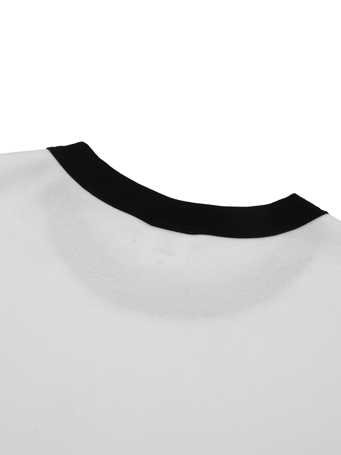 PLANEcloths Compar’n Contrast Ribbed Crewneck Shirt