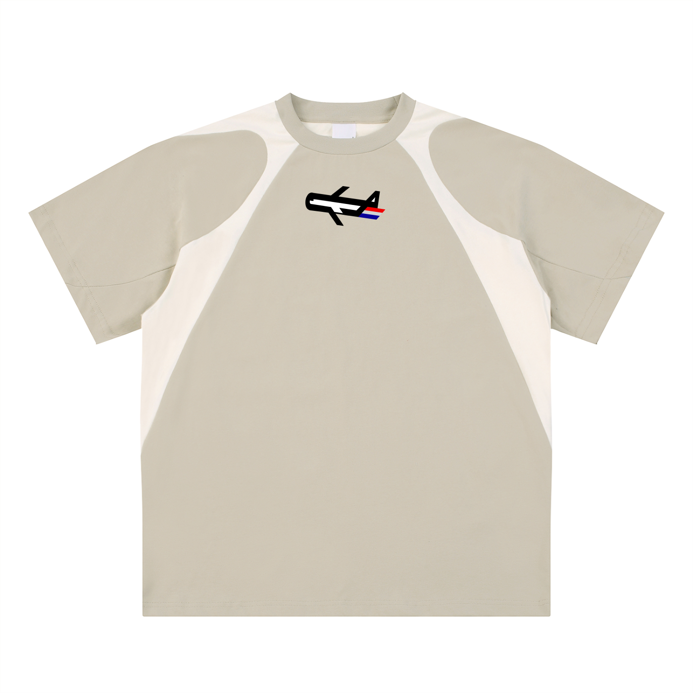 PLANEcloths Compare'n Contrast Panel T-Shirt