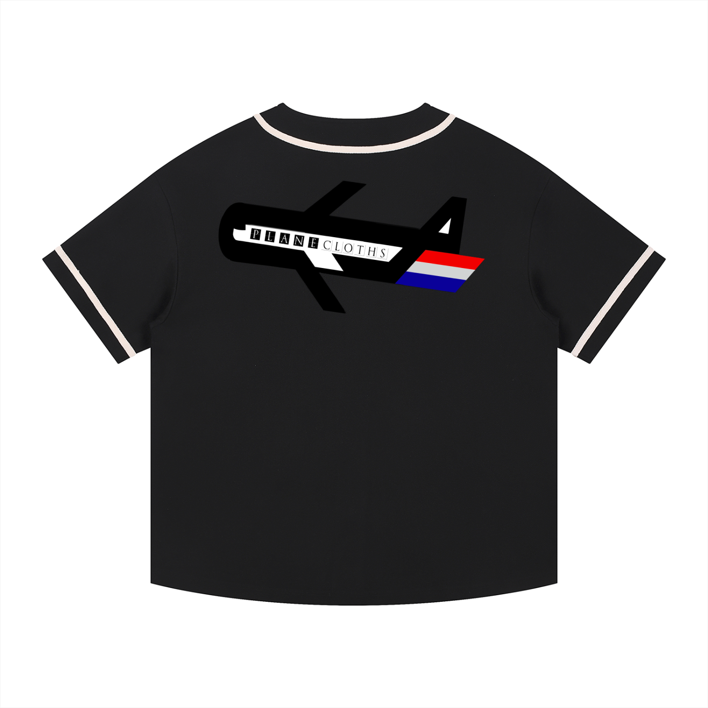 PLANEcloths Compare’n Contrast B-Baller Piped Up Button-Up Jersey