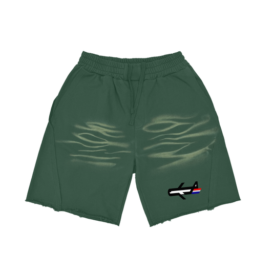 PLANEcloths Vintage Washed  Up Tiger Shorts