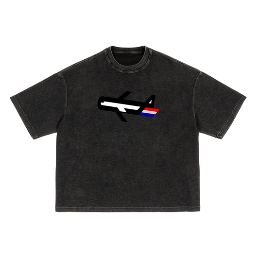 PLANEcloths Waffi Washed Up Boxy T-Shirt