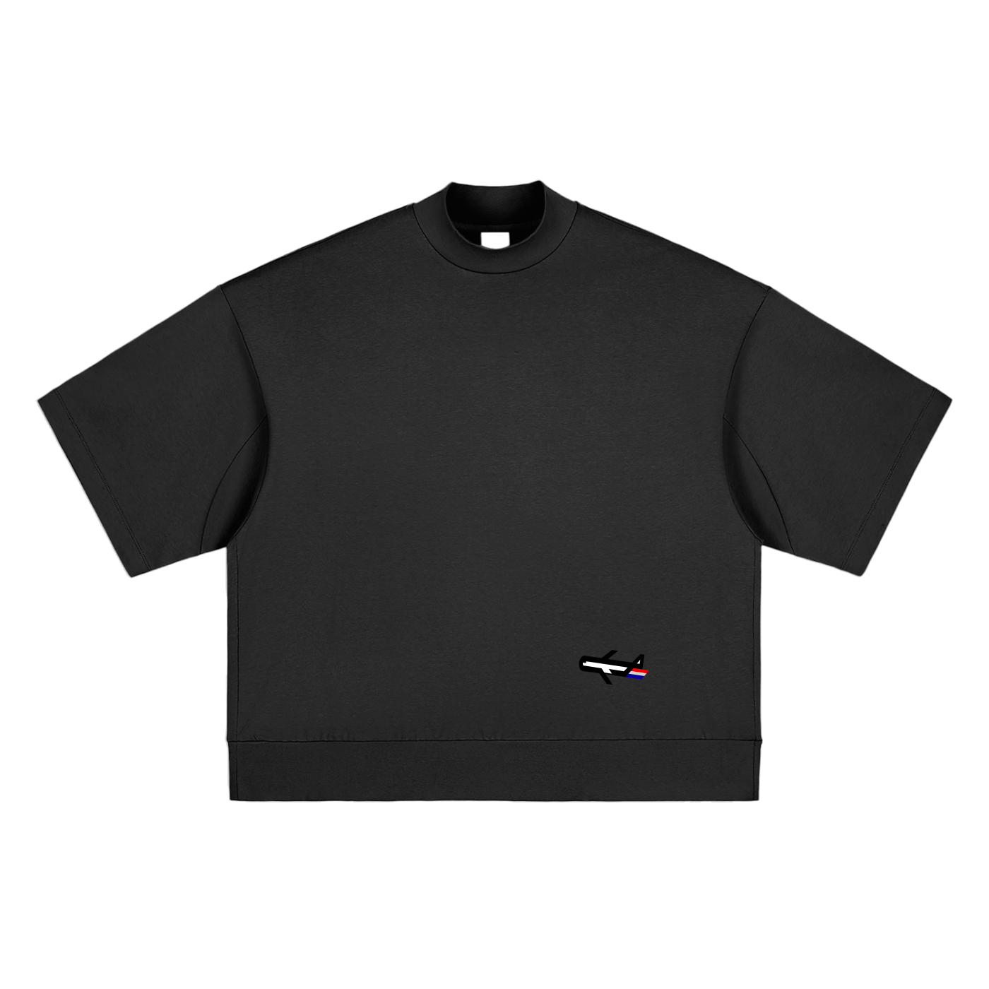 PLANEcloths Getting Kinda Heavy Oversized Mock T-shirt