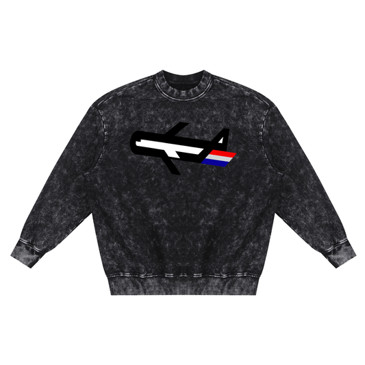 PLANEcloths Let It Snow Washed Up Sweatshirt