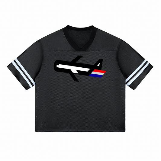 PLANEcloths Logo Taped Mesh Performance T-Shirt