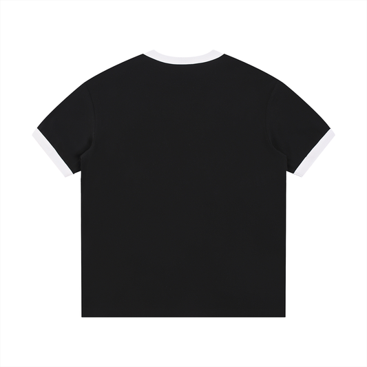 PLANEcloths Compar’n Contrast Ribbed Crewneck Shirt