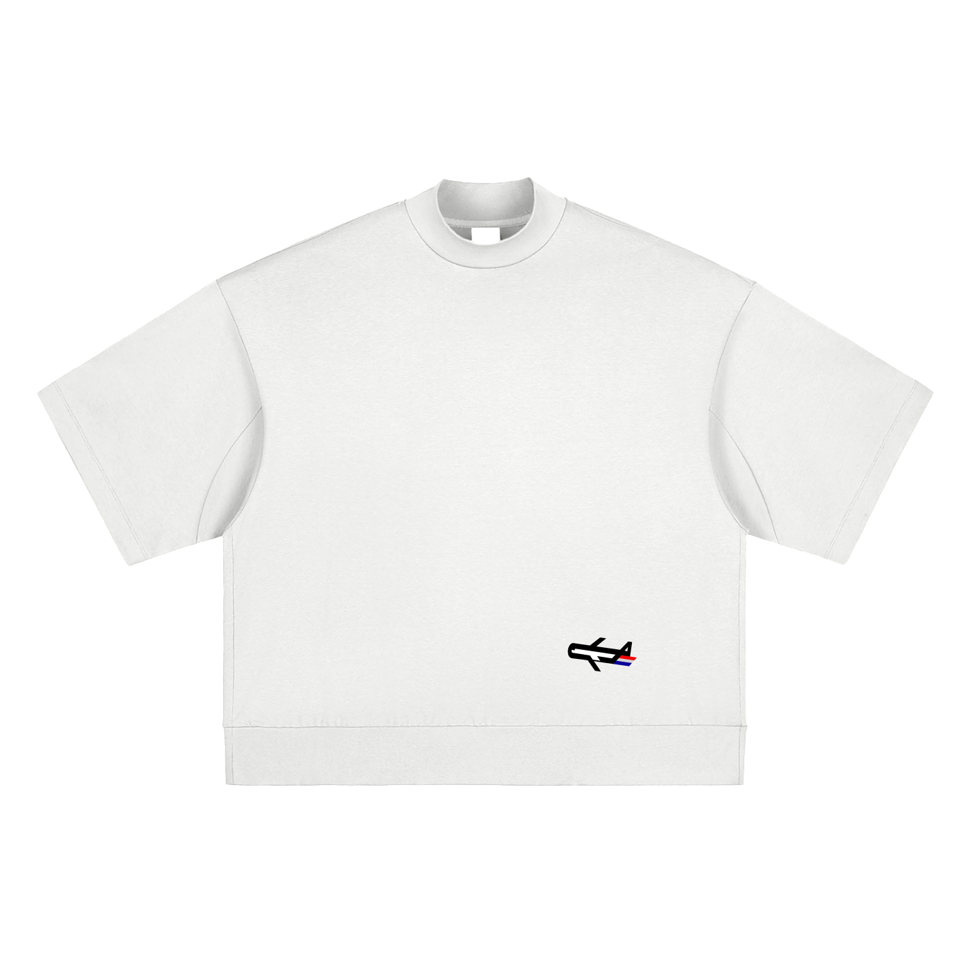 PLANEcloths Getting Kinda Heavy Oversized Mock T-shirt