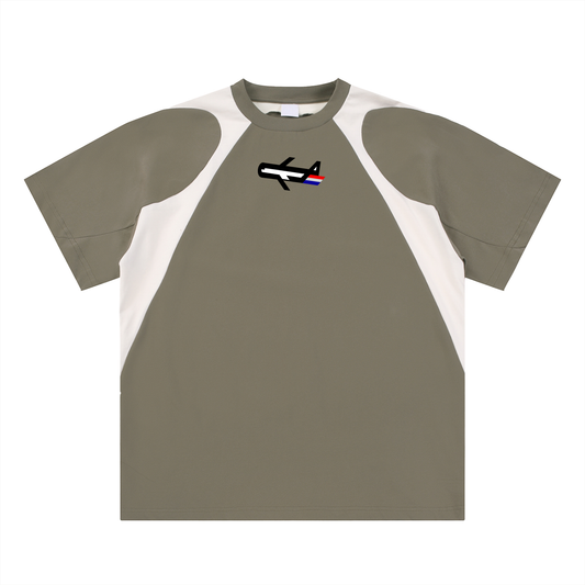 PLANEcloths Compare'n Contrast Panel T-Shirt