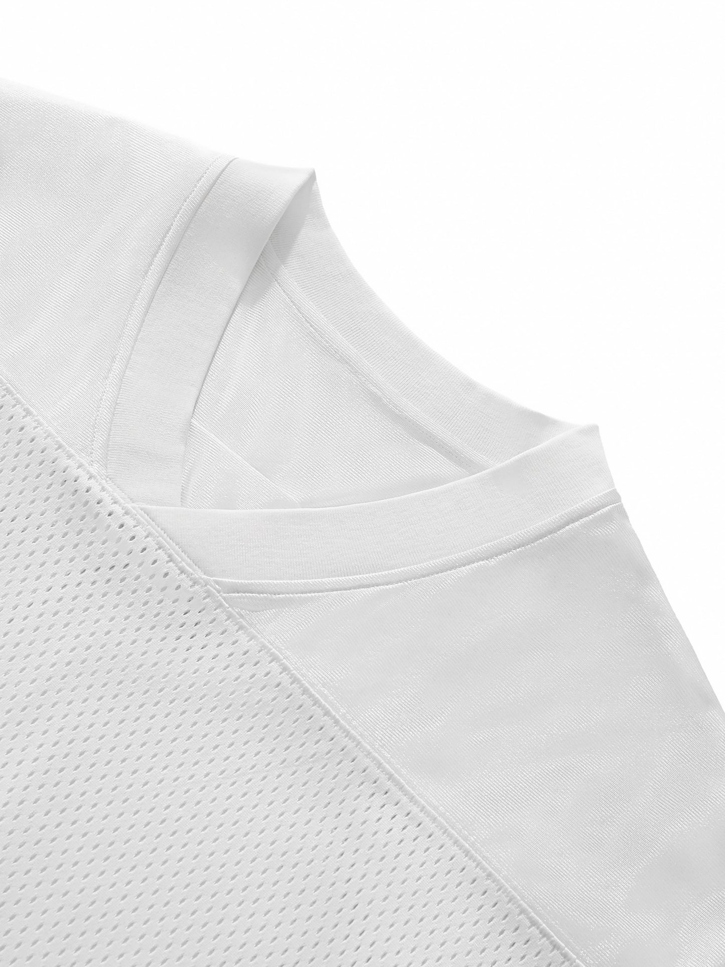 PLANEcloths Logo Taped Mesh Performance T-Shirt