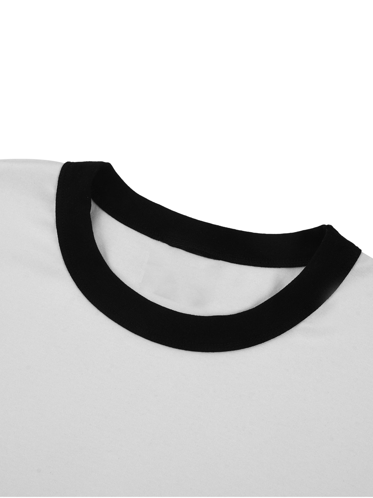 PLANEcloths Compar’n Contrast Ribbed Crewneck Shirt